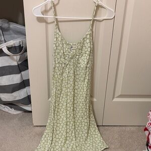 Billabong Green Floral Mini Dress